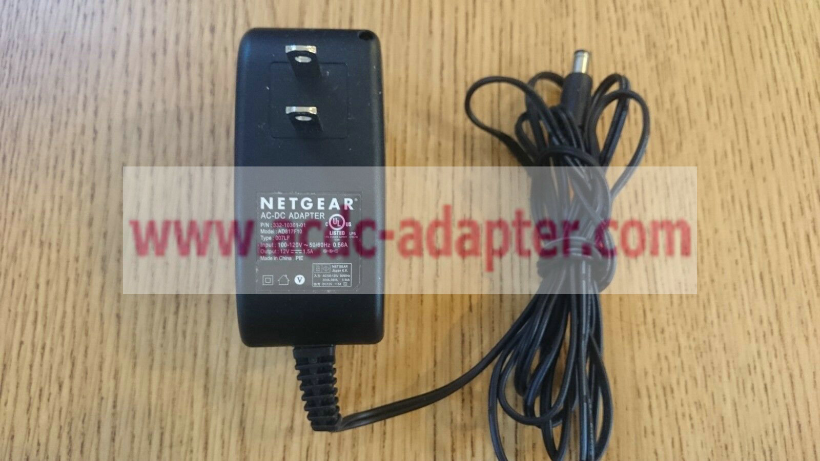 New Netgear AD817F10 12V 1.5A 332-10301-01 AC-DC Adapter / Power Supply